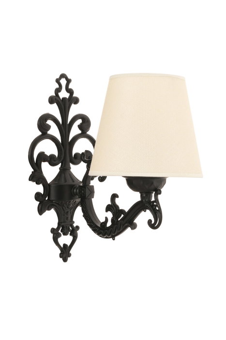 Opviq Claire Lámpara de pared Crema y Negro